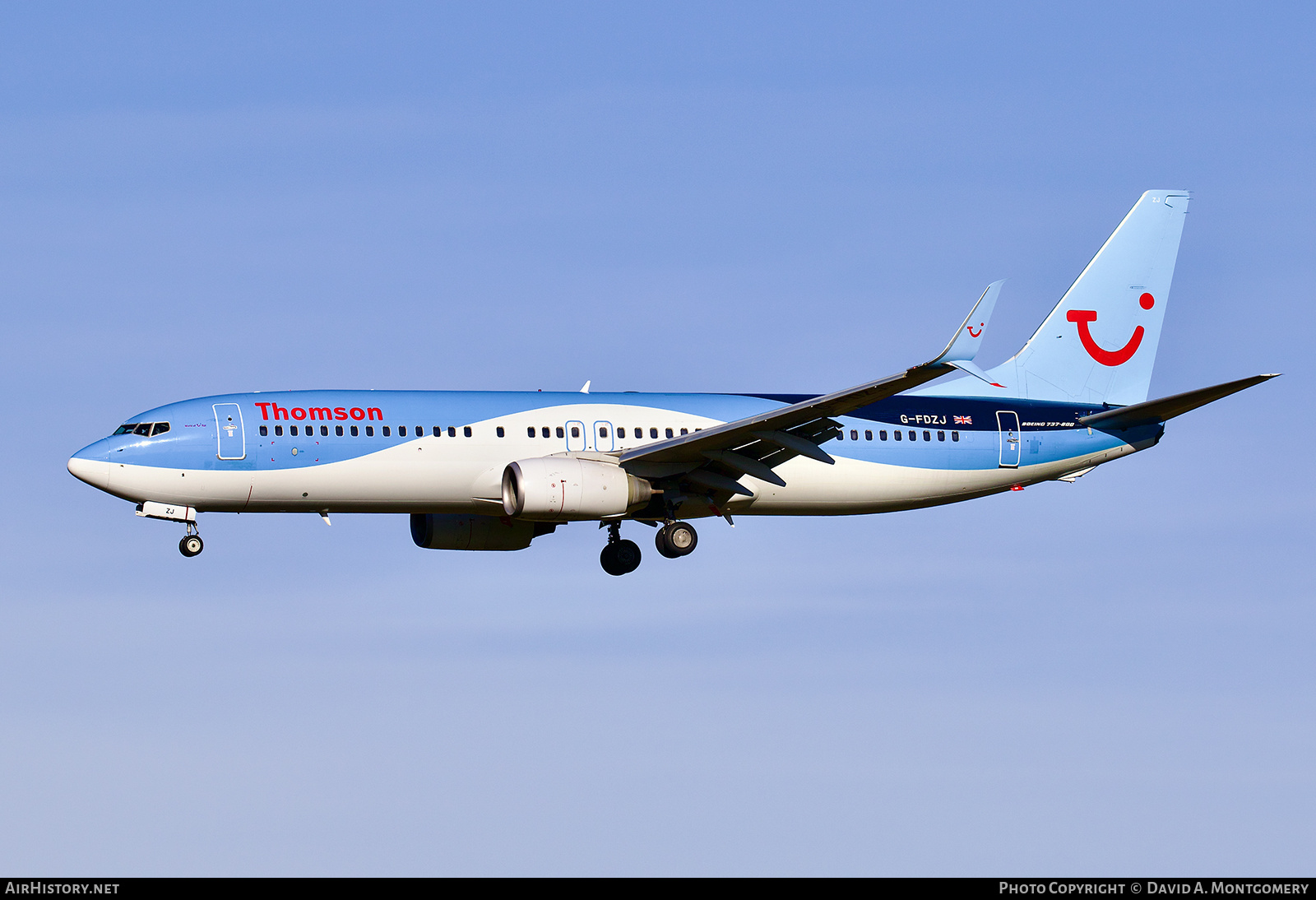 Aircraft Photo of G-FDZJ | Boeing 737-8K5 | Thomson Airways | AirHistory.net #832530