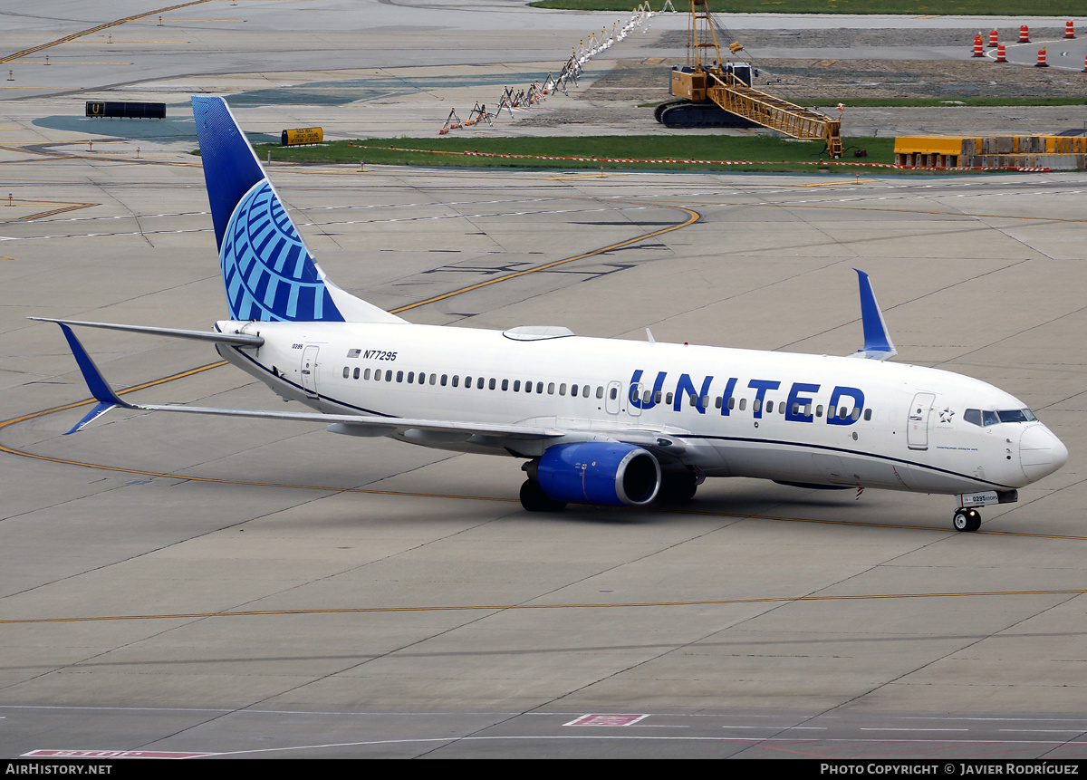 Aircraft Photo of N77295 | Boeing 737-824 | United Airlines | AirHistory.net #832542