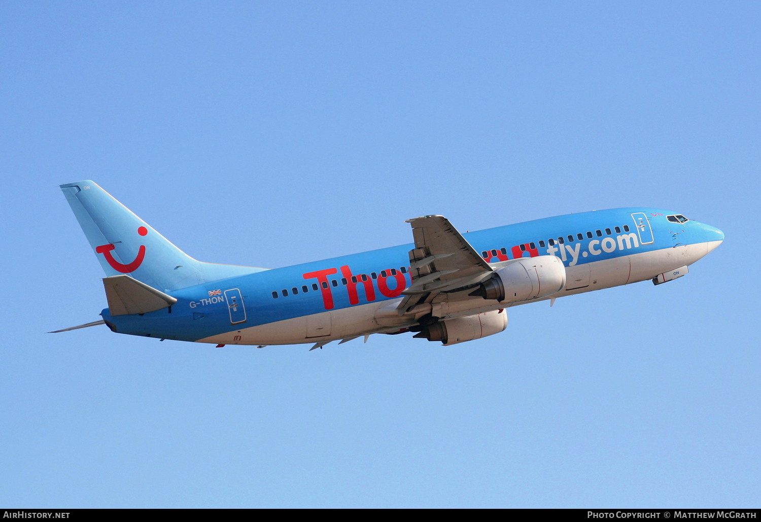 Aircraft Photo of G-THON | Boeing 737-36N | Thomsonfly | AirHistory.net #832548