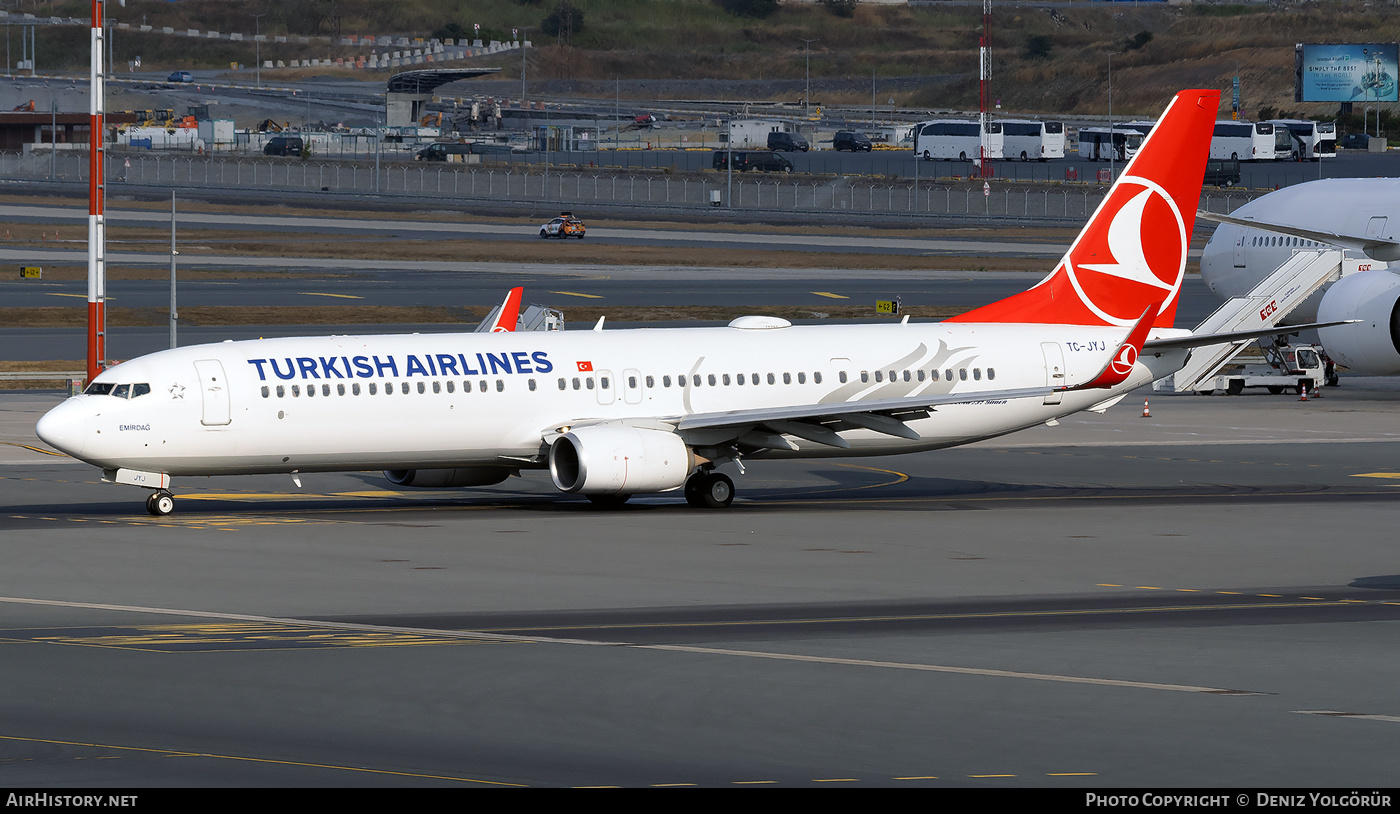 Aircraft Photo of TC-JYJ | Boeing 737-9F2/ER | Turkish Airlines | AirHistory.net #832561