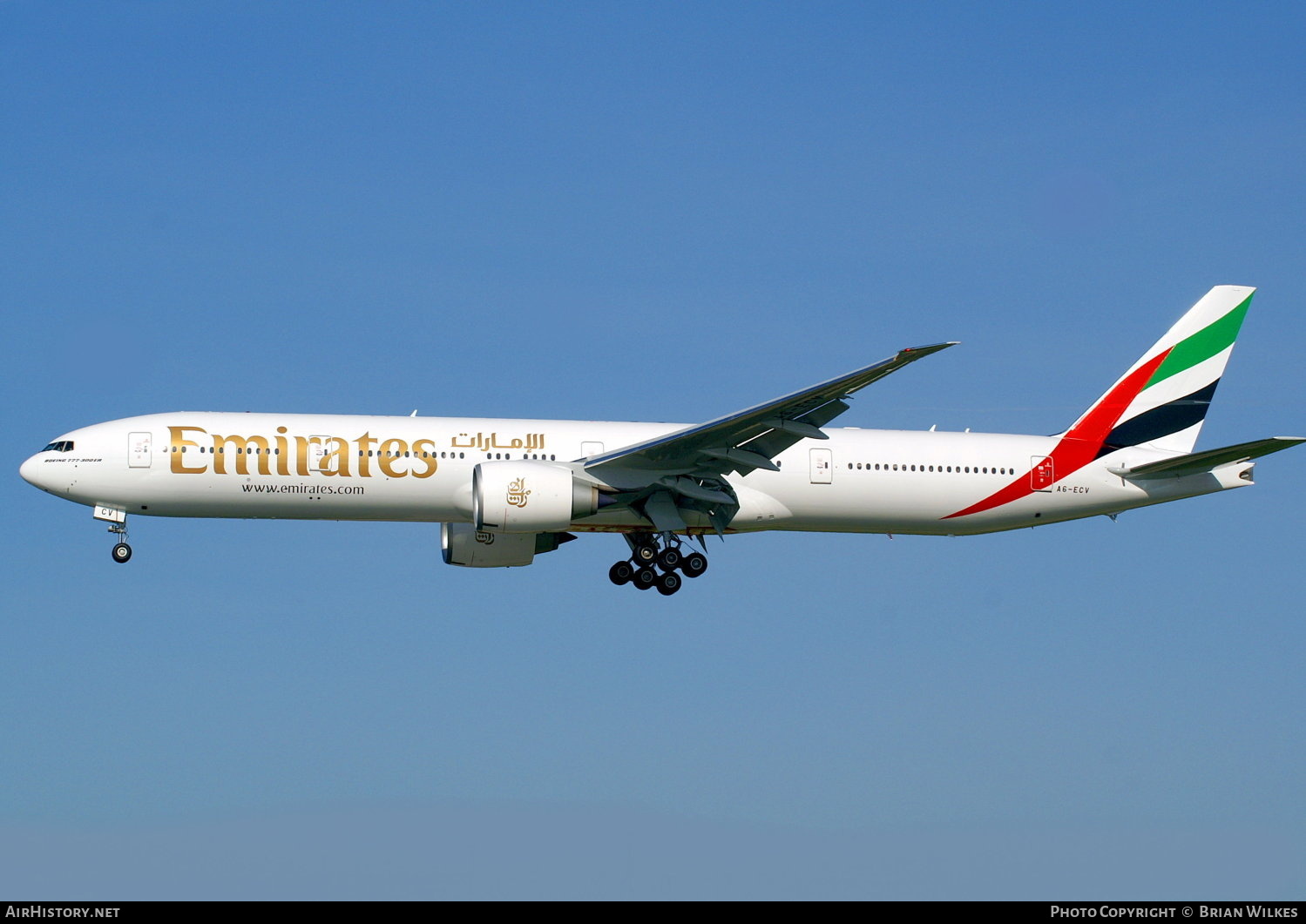 Aircraft Photo of A6-ECV | Boeing 777-31H/ER | Emirates | AirHistory.net #832562