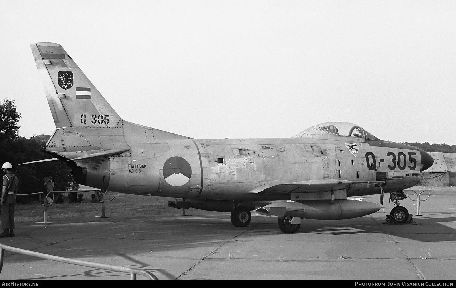 Aircraft Photo of Q-305 | North American F-86K Sabre | Netherlands - Air Force | AirHistory.net #832571