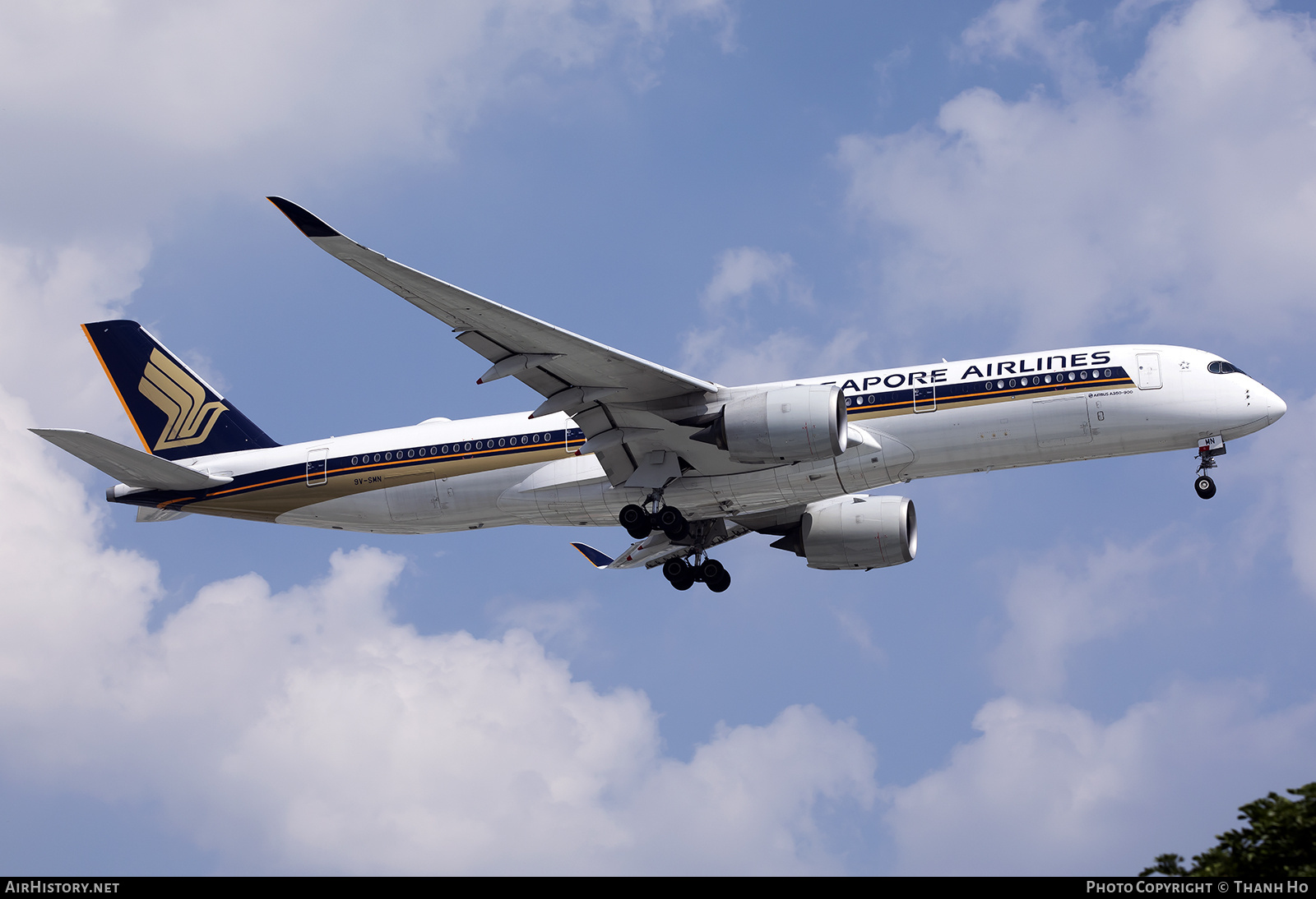 Aircraft Photo of 9V-SMN | Airbus A350-941 | Singapore Airlines | AirHistory.net #832579
