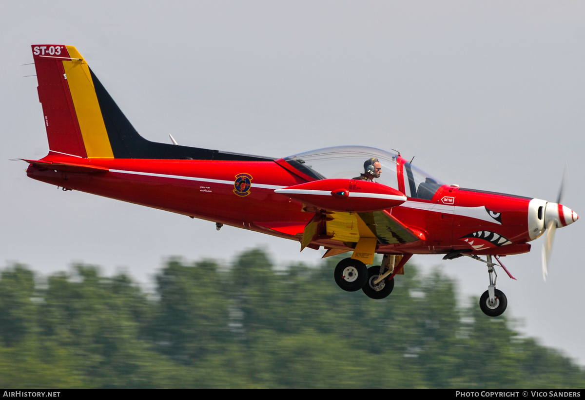 Aircraft Photo of ST-03 | SIAI-Marchetti SF-260M+ | Belgium - Air Force | AirHistory.net #832582