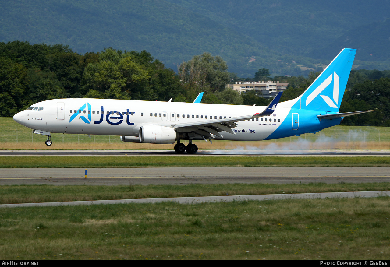 Aircraft Photo of TC-JHB | Boeing 737-8F2 | AJet - AnadoluJet | AirHistory.net #832584