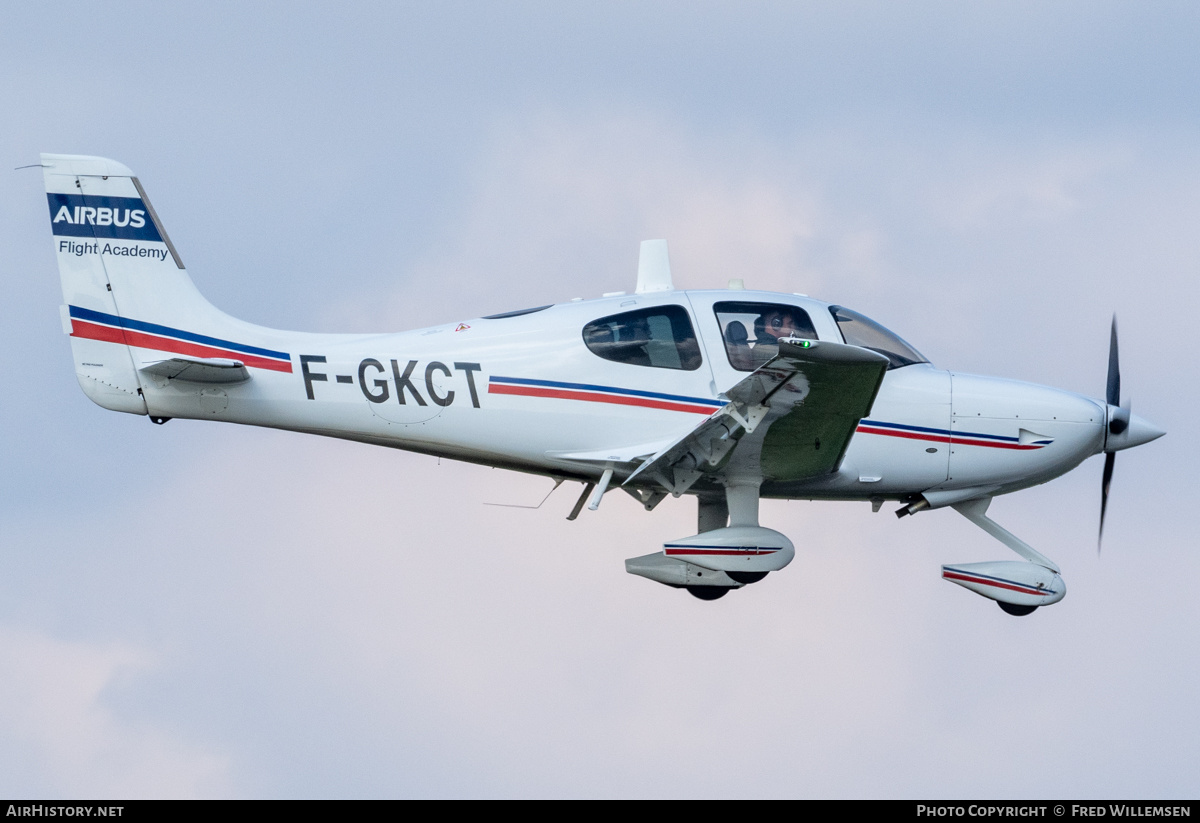 Aircraft Photo of F-GKCT | Cirrus SR-22 G5-GTS | Airbus Flight Academy | AirHistory.net #832596