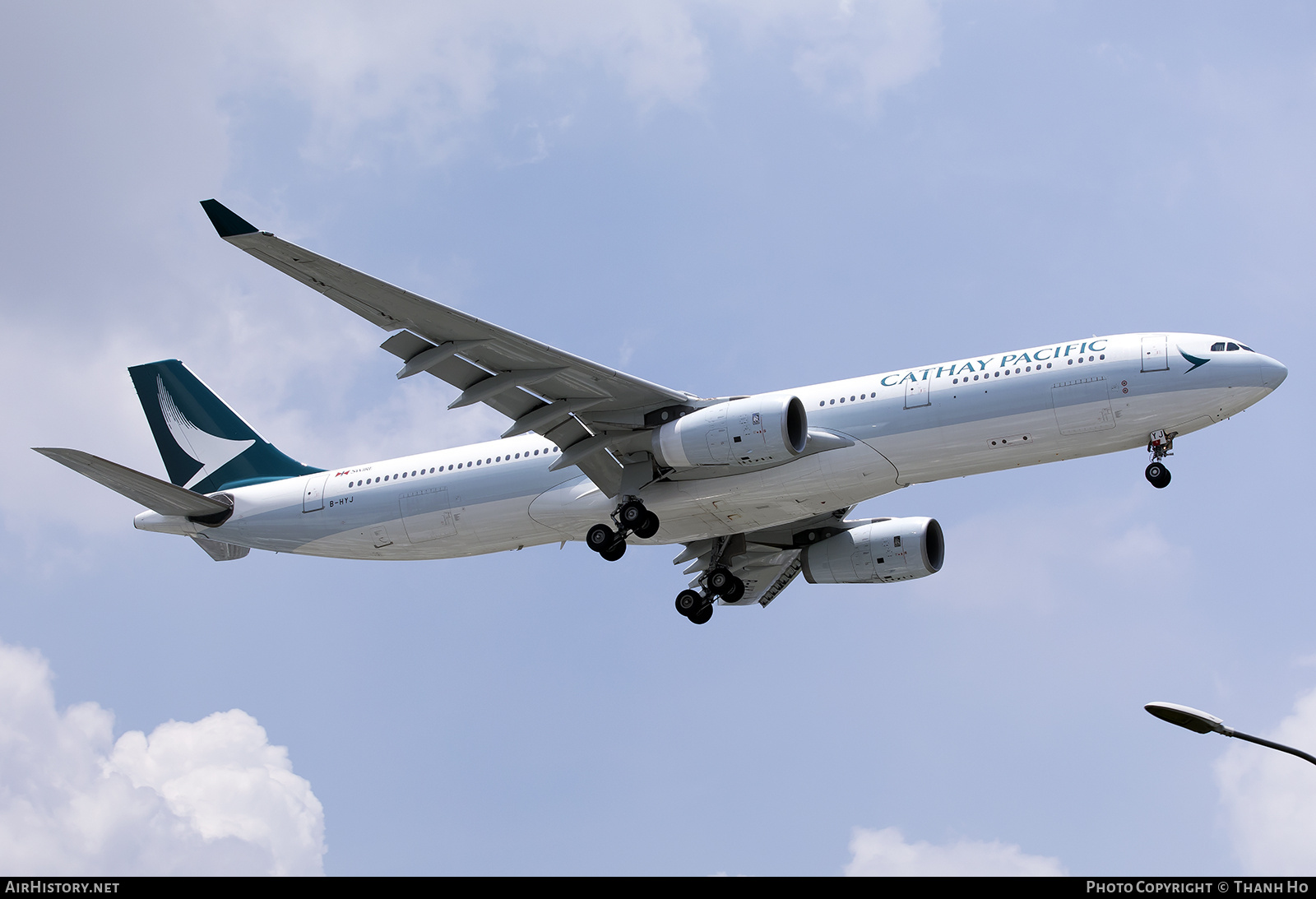 Aircraft Photo of B-HYJ | Airbus A330-343 | Cathay Pacific Airways | AirHistory.net #832602