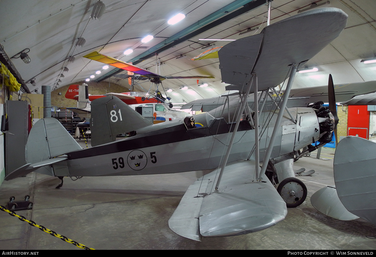 Aircraft Photo of SE-BWZ | Focke-Wulf Sk12 Stieglitz (Fw-44J) | Sweden - Air Force | AirHistory.net #832607