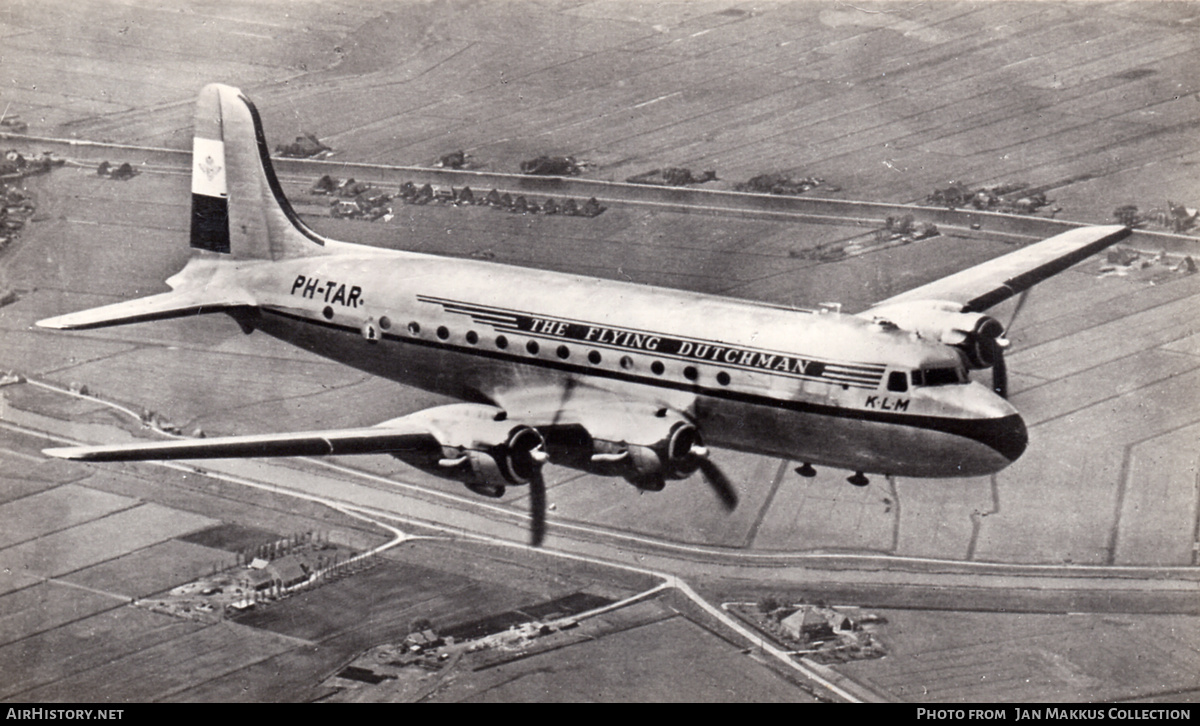 Aircraft Photo of PH-TAR | Douglas DC-4-1009 | KLM - Royal Dutch Airlines | AirHistory.net #832628