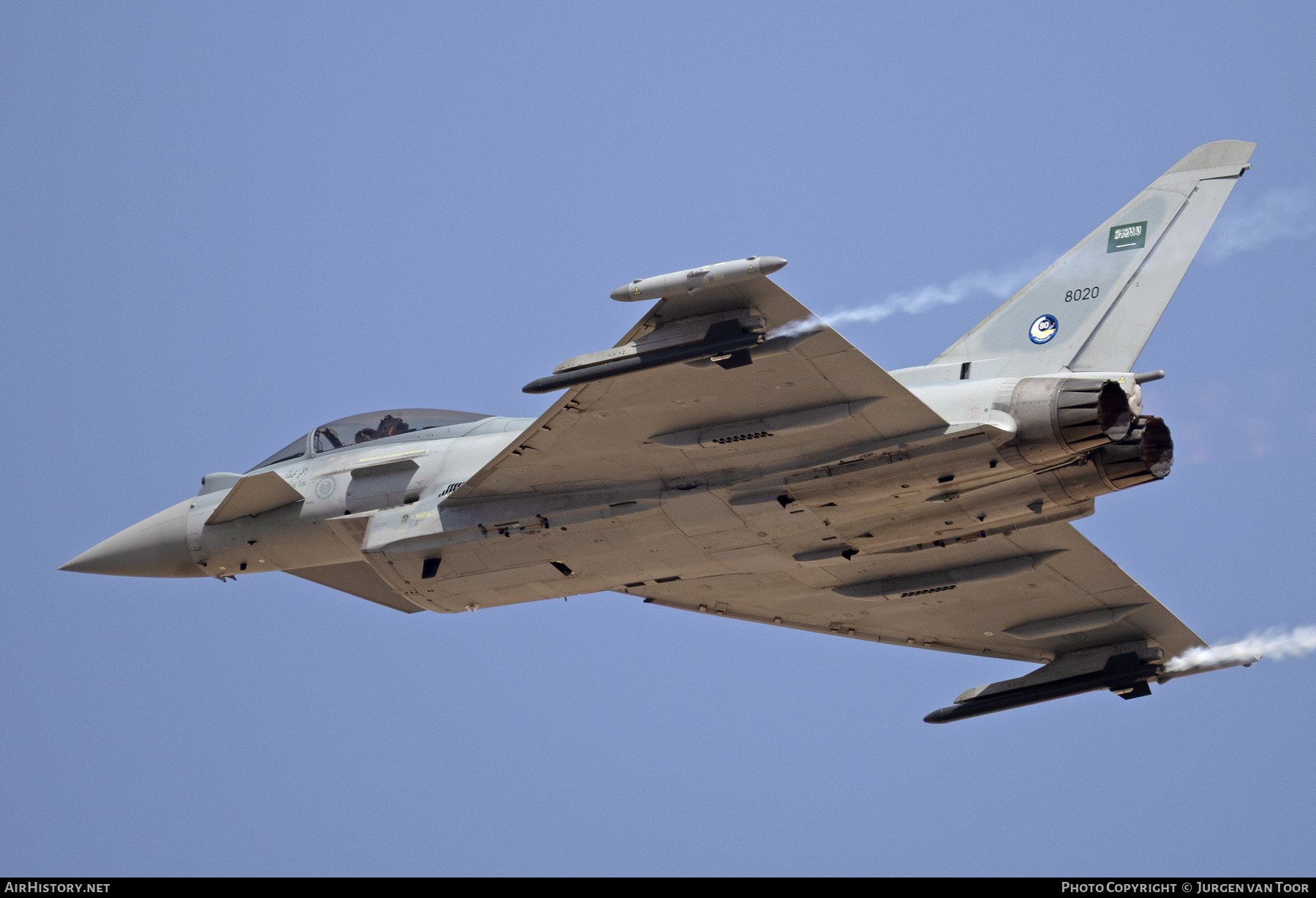 Aircraft Photo of 8020 | Eurofighter EF-2000 Typhoon S | Saudi Arabia - Air Force | AirHistory.net #832633