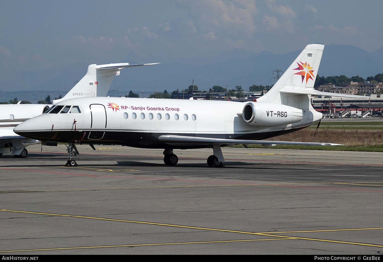 Aircraft Photo of VT-RSG | Dassault Falcon 2000EX | RP Sanjiv Goenka Group | AirHistory.net #832664