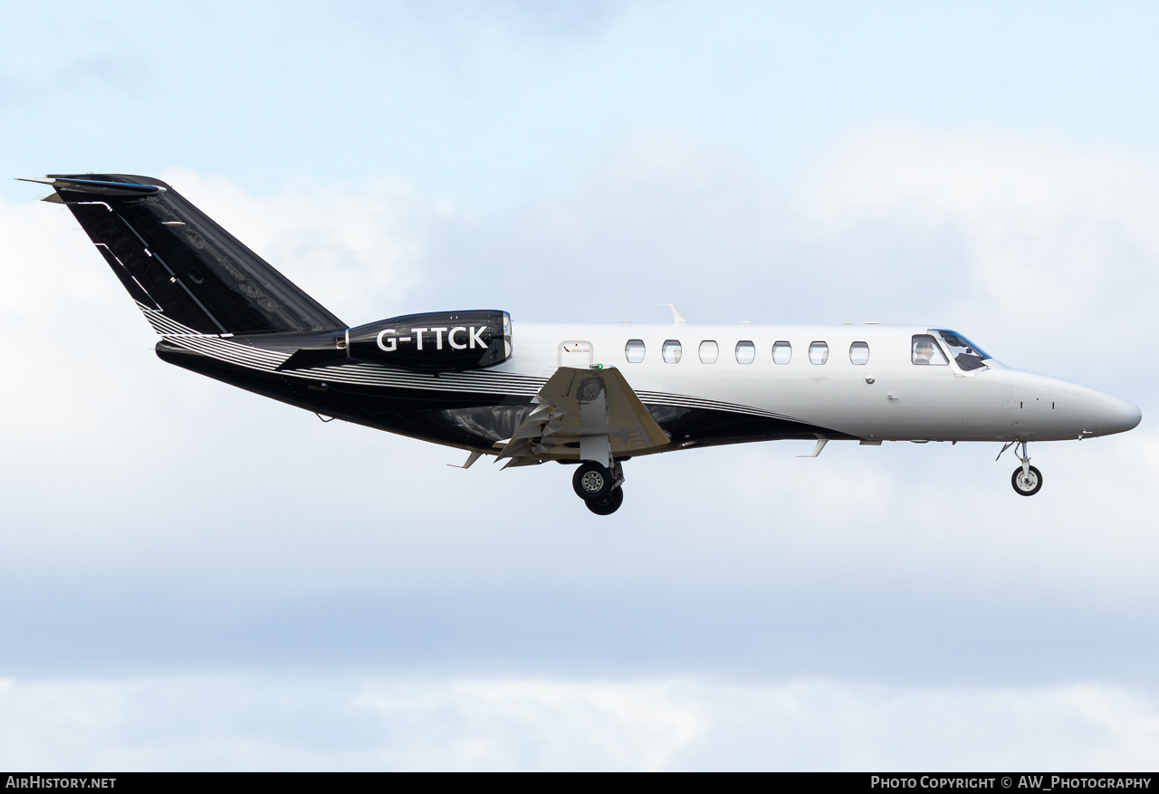 Aircraft Photo of G-TTCK | Cessna 525B CitationJet CJ3+ | AirHistory.net #832685