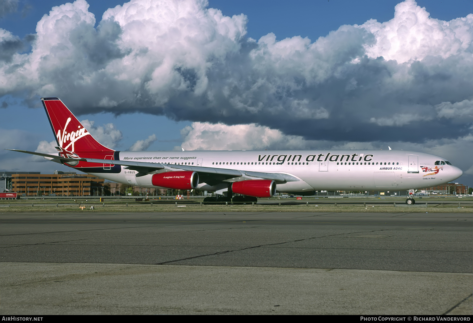 Aircraft Photo of G-VBUS | Airbus A340-311 | Virgin Atlantic Airways | AirHistory.net #832694