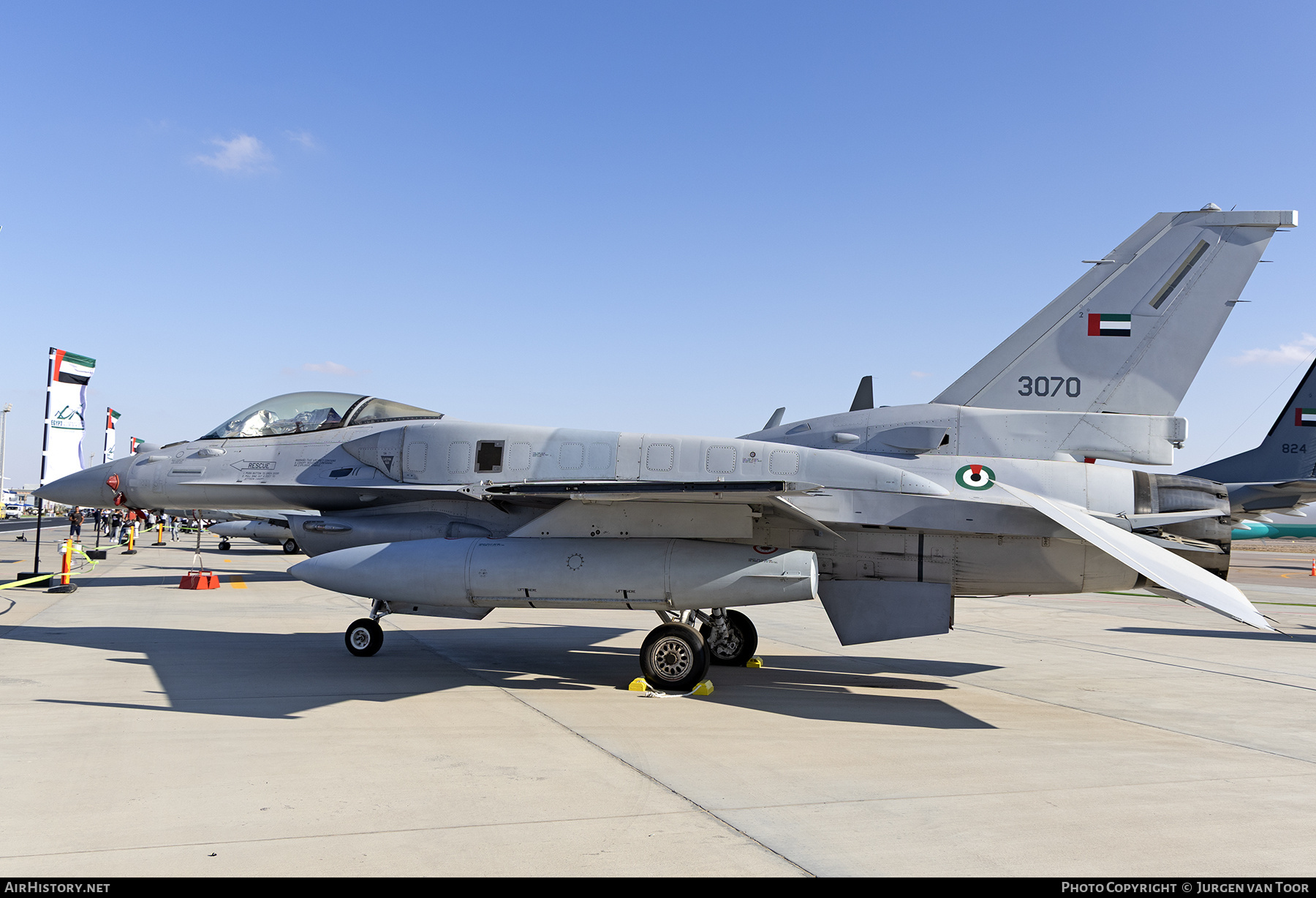 Aircraft Photo of 3070 | Lockheed Martin F-16E Desert Falcon | United Arab Emirates - Air Force | AirHistory.net #832697