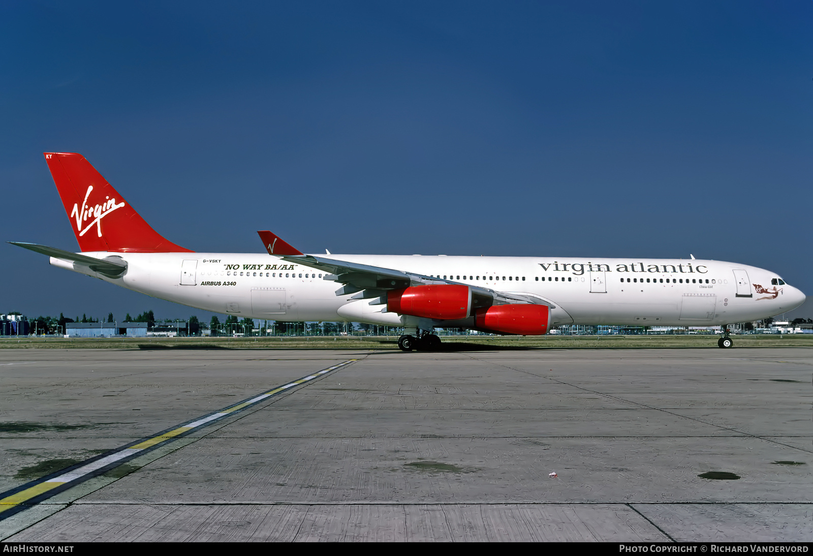 Aircraft Photo of G-VSKY | Airbus A340-311 | Virgin Atlantic Airways | AirHistory.net #832722