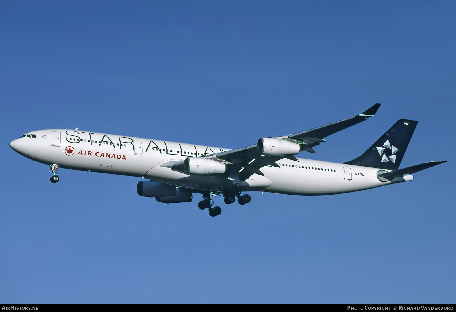 Aircraft Photo of C-FDRO | Airbus A340-312 | Air Canada | AirHistory.net #832750