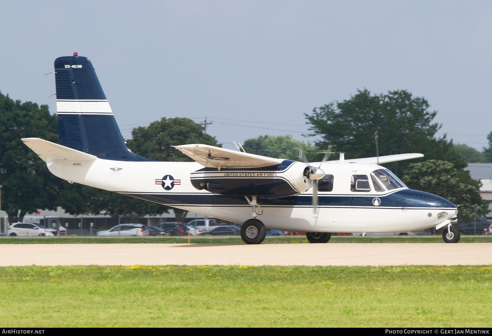 Aircraft Photo of N30U / 55-4638 | Aero Commander VL-26B | USA - Air Force | AirHistory.net #832765