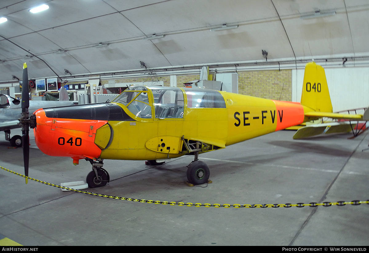 Aircraft Photo of SE-FVV / 040 | Saab Sk50B Safir (91B) | AirHistory.net #832767