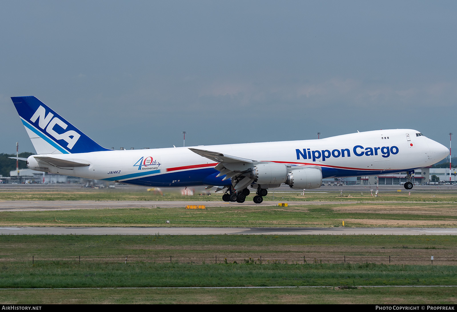 Aircraft Photo of JA14KZ | Boeing 747-8KZF/SCD | Nippon Cargo Airlines - NCA | AirHistory.net #832822