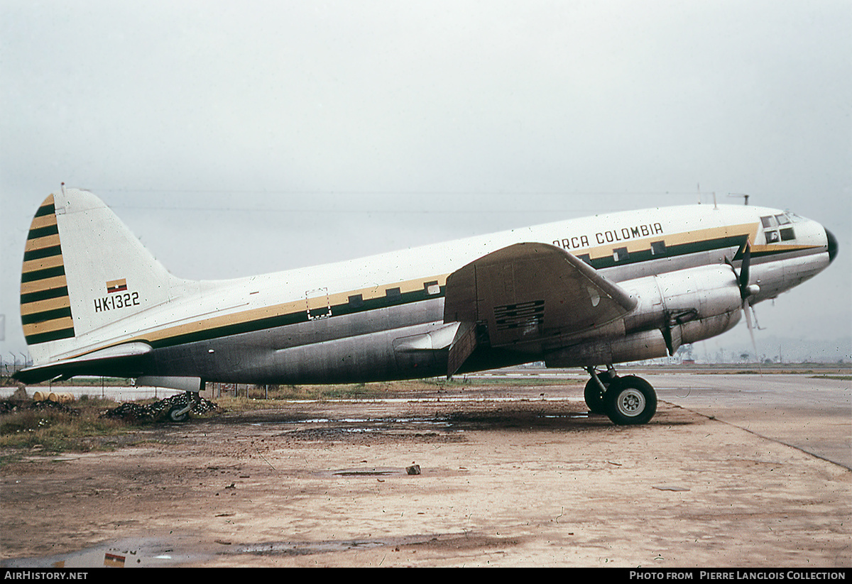 Aircraft Photo of HK-1322 | Curtiss C-46A Commando | ARCA - Aerovías Colombianas | AirHistory.net #832859