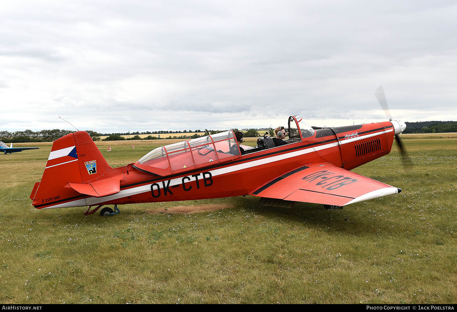 Aircraft Photo of OK-CTB | Zlin Z-226MS Trener | Aeroklub Tábor | AirHistory.net #832895