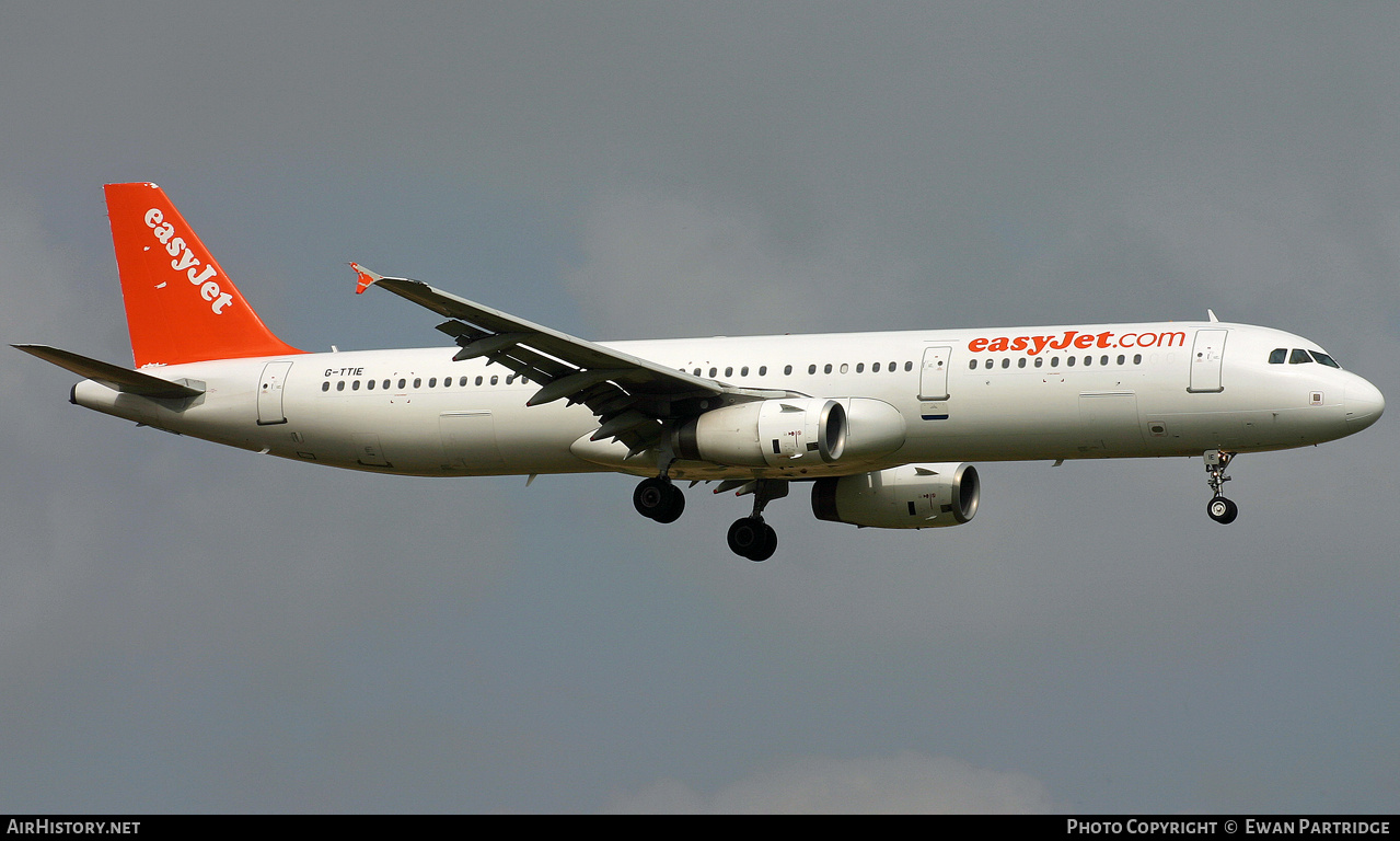 Aircraft Photo of G-TTIE | Airbus A321-231 | EasyJet | AirHistory.net #832897