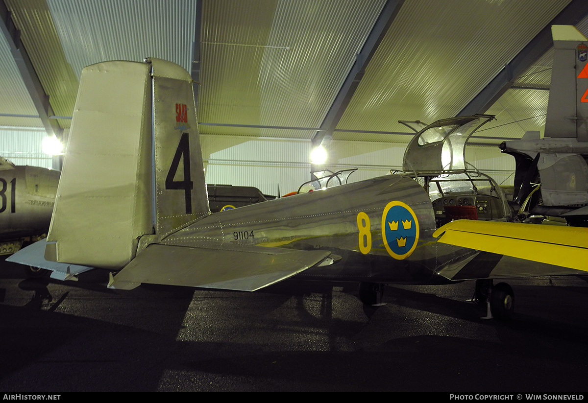 Aircraft Photo of SE-AYC | Saab 91A Safir | Sweden - Air Force | AirHistory.net #832955