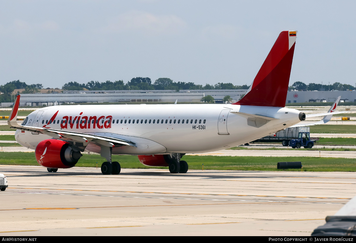 Aircraft Photo of HK-5361 | Airbus A320-251N | Avianca | AirHistory.net #832961