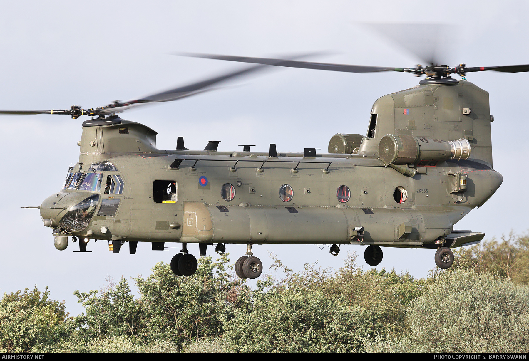 Aircraft Photo of ZK555 | Boeing Chinook HC4 (352) | UK - Air Force | AirHistory.net #832969