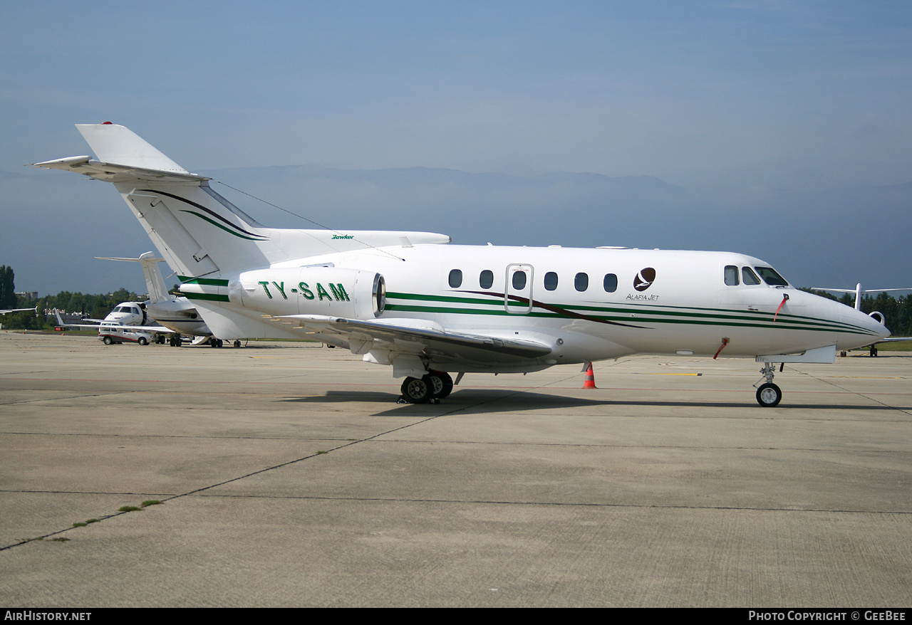 Aircraft Photo of TY-SAM | British Aerospace HS-125-700B | Alafia Jet | AirHistory.net #832980