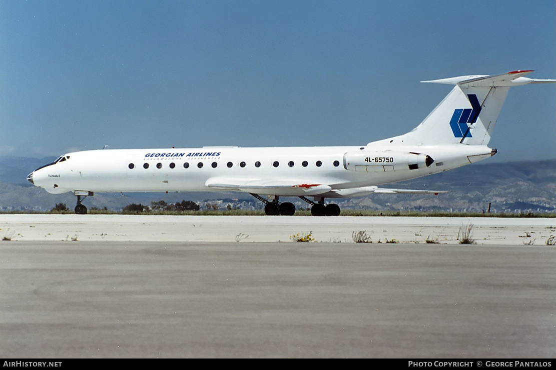 Aircraft Photo of 4L-65750 | Tupolev Tu-134A-3 | Georgian Airlines | AirHistory.net #832982