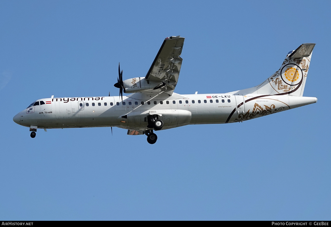 Aircraft Photo of OE-LKU | ATR ATR-72-600 (ATR-72-212A) | Myanmar National Airlines | AirHistory.net #832986