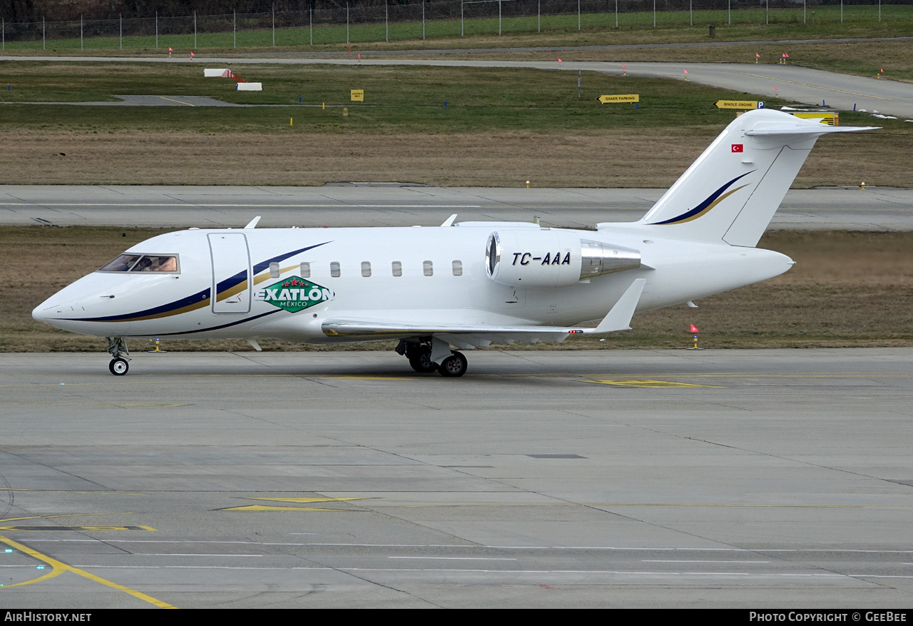 Aircraft Photo of TC-AAA | Bombardier Challenger 605 (CL-600-2B16) | AirHistory.net #832993