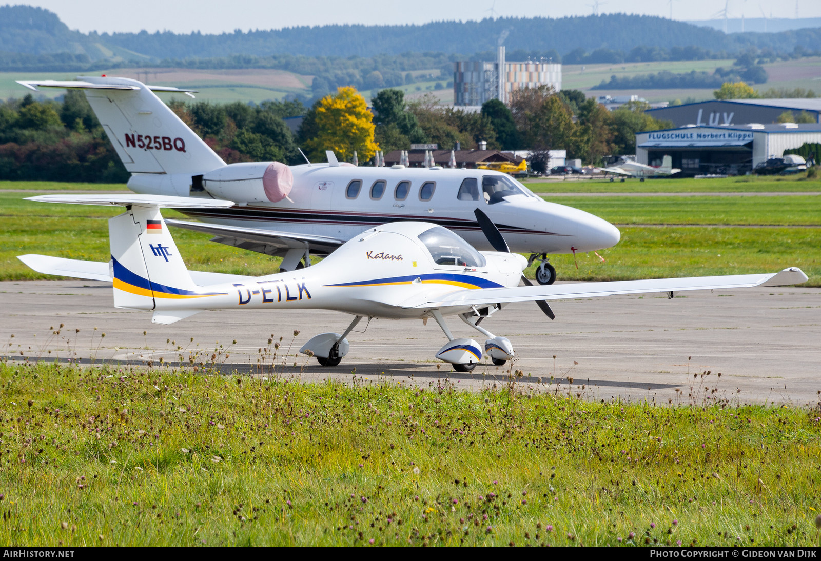 Aircraft Photo of D-ETLK | Diamond DA20A-1 Katana | HFC - Hanseatischer Flieger Club | AirHistory.net #833010