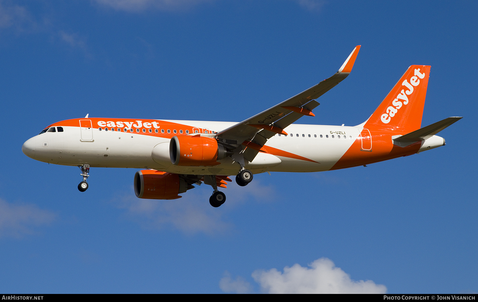 Aircraft Photo of G-UZLI | Airbus A320-251N | EasyJet | AirHistory.net #833013