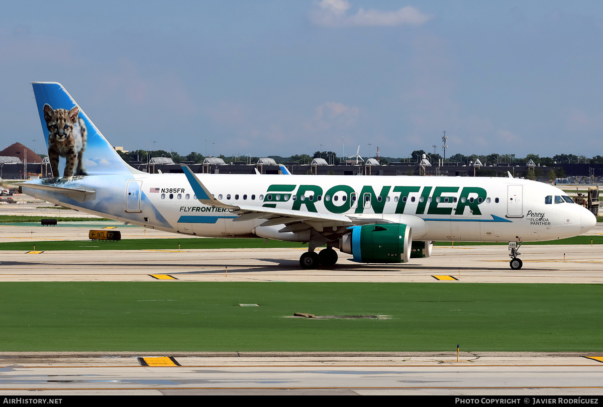 Aircraft Photo of N385FR | Airbus A320-251N | Frontier Airlines | AirHistory.net #833018