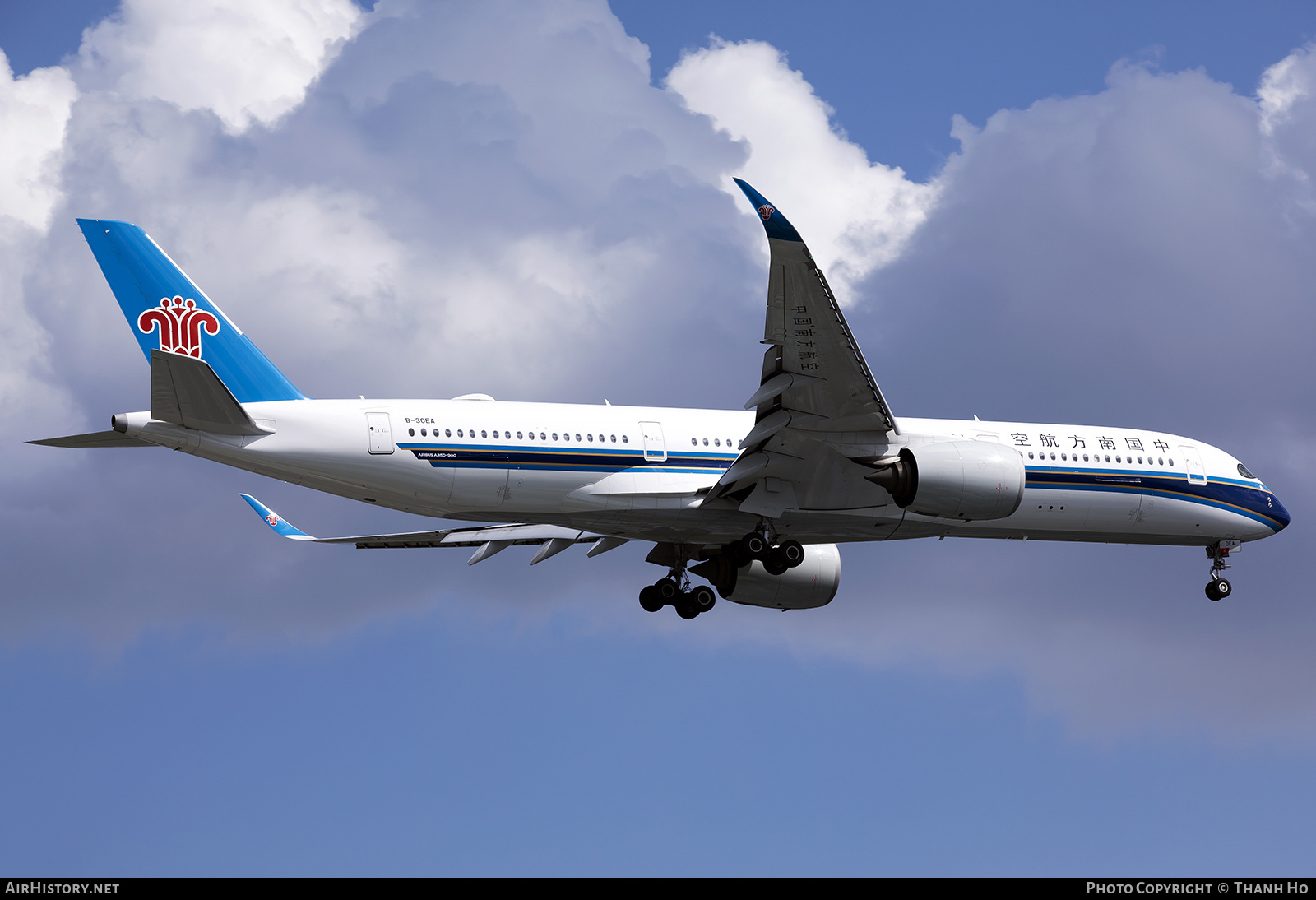 Aircraft Photo of B-30EA | Airbus A350-941 | China Southern Airlines | AirHistory.net #833022