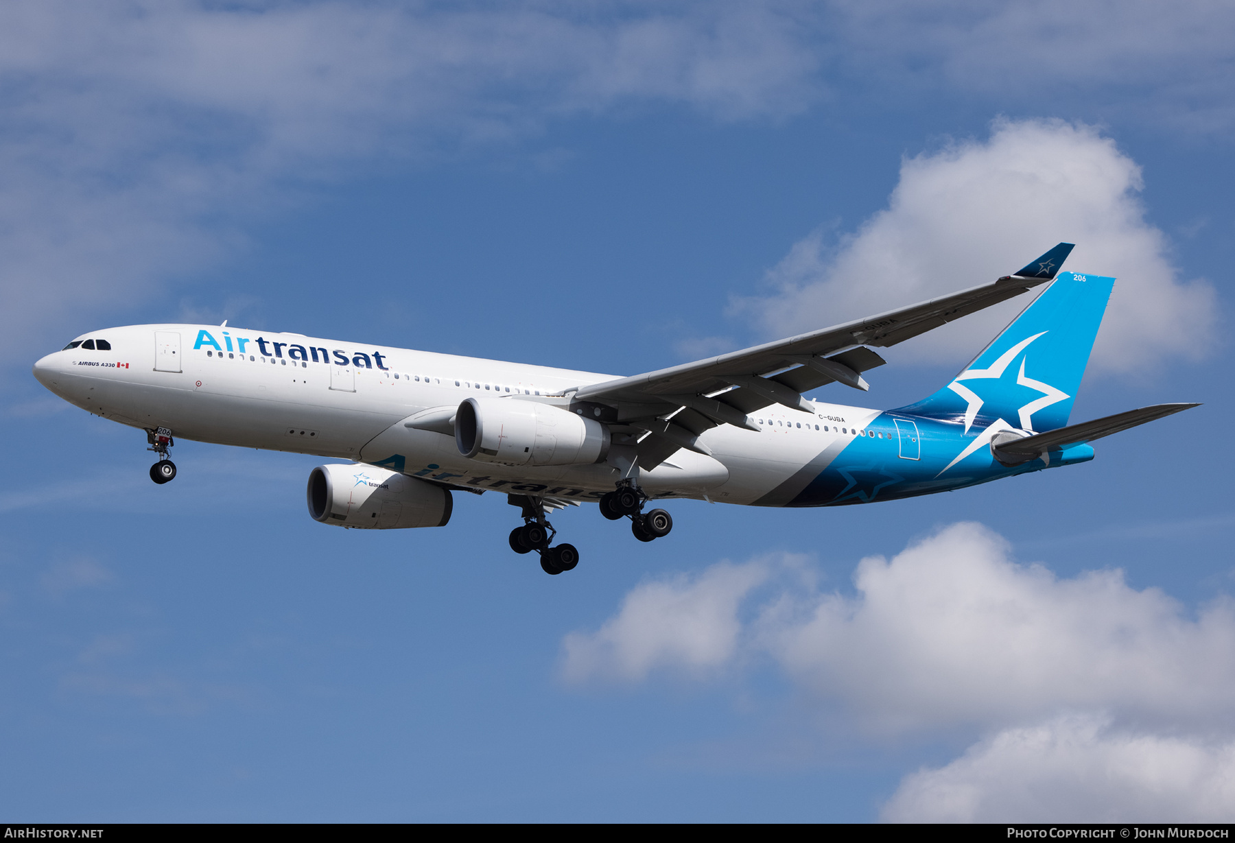 Aircraft Photo of C-GUBA | Airbus A330-243 | Air Transat | AirHistory.net #833032