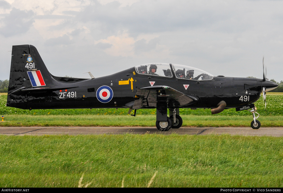 Aircraft Photo of ZF491 | Short S-312 Tucano T1 | UK - Air Force | AirHistory.net #833034