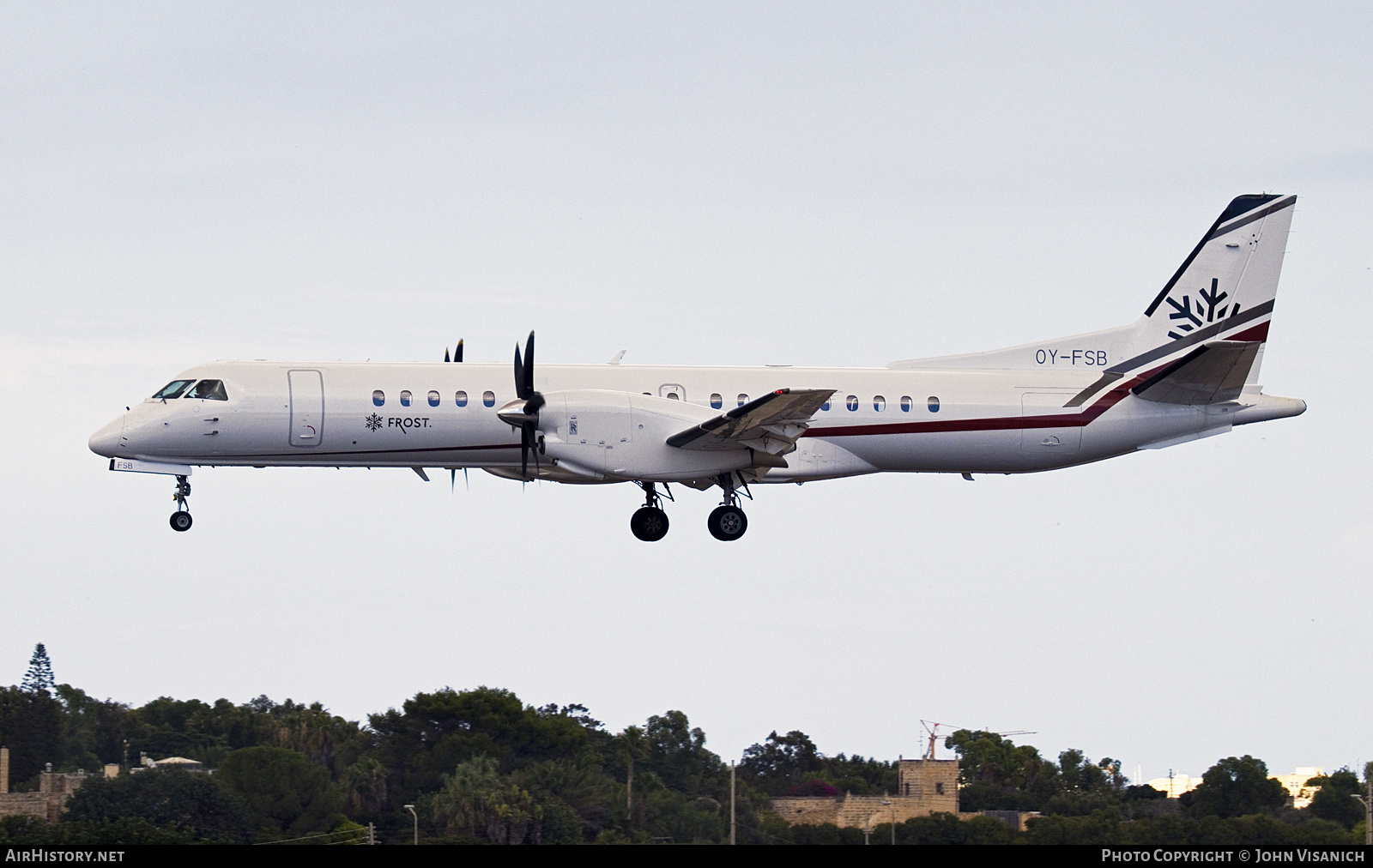 Aircraft Photo of OY-FSB | Saab 2000 | Frost Aero | AirHistory.net #833037