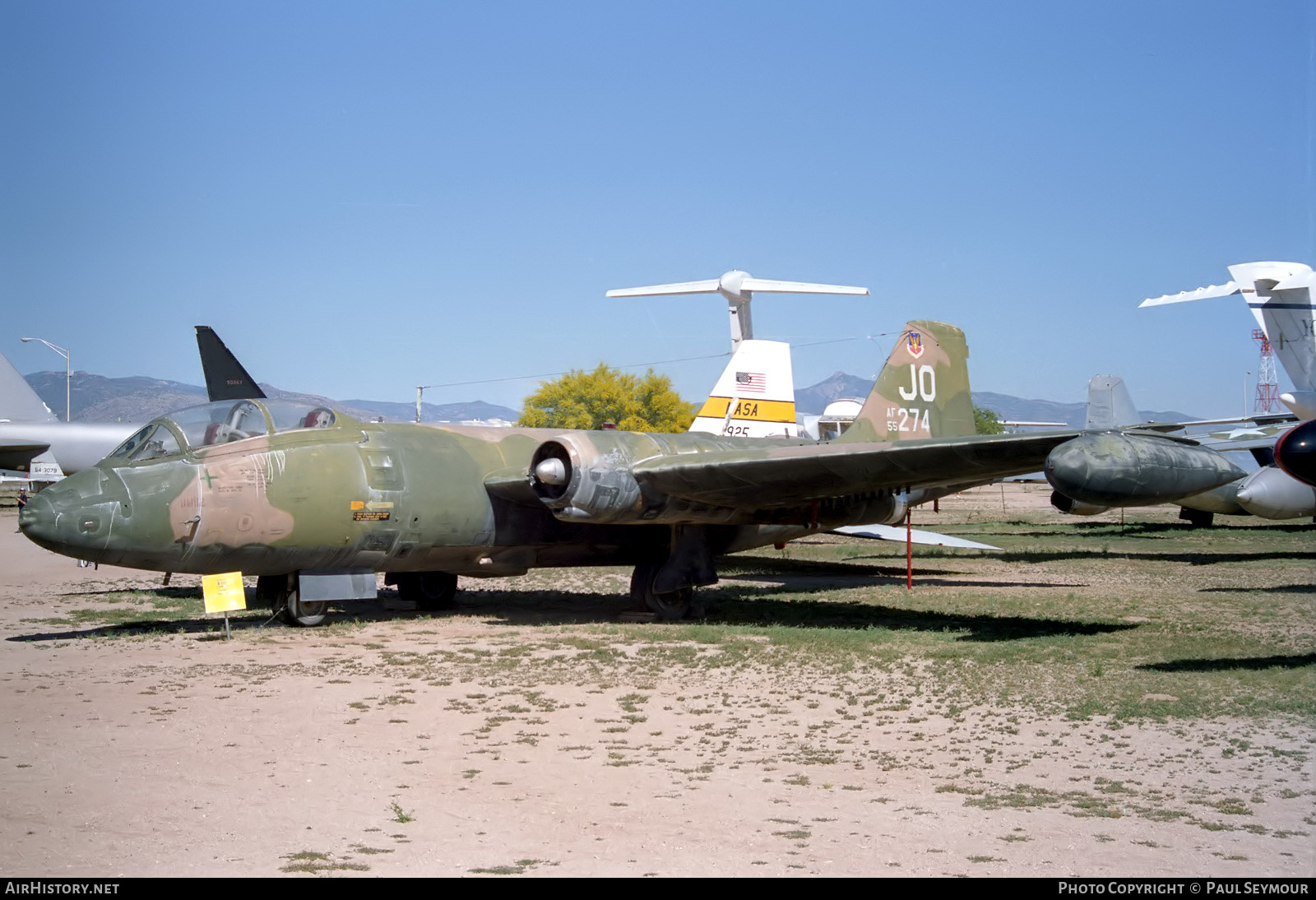 Aircraft Photo of 55-4274 / AF55-274 | Martin B-57E Canberra | USA - Air Force | AirHistory.net #833040