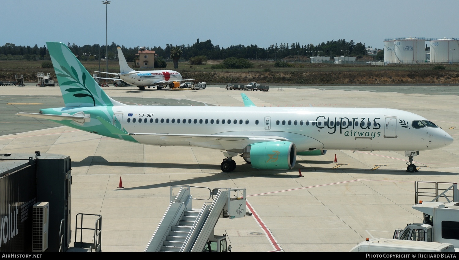 Aircraft Photo of 5B-DEF | Airbus A220-300 (BD-500-1A11) | Cyprus Airways | AirHistory.net #833044