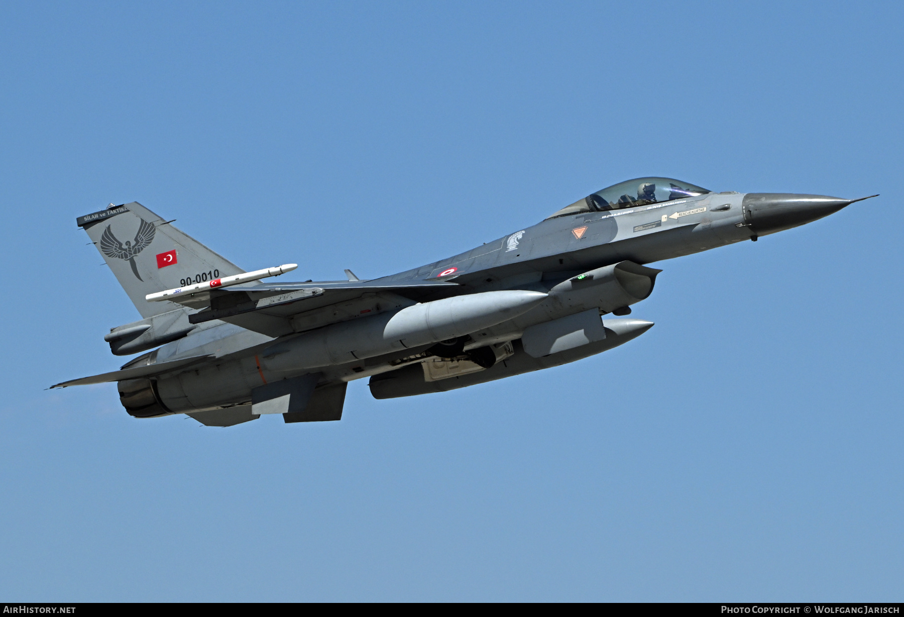 Aircraft Photo of 90-0010 | General Dynamics F-16CG Fighting Falcon | Turkey - Air Force | AirHistory.net #833052