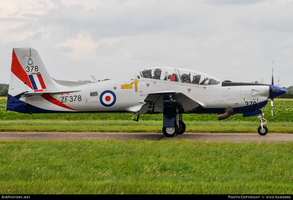 Aircraft Photo of ZF378 | Short S-312 Tucano T1 | UK - Air Force | AirHistory.net #833113
