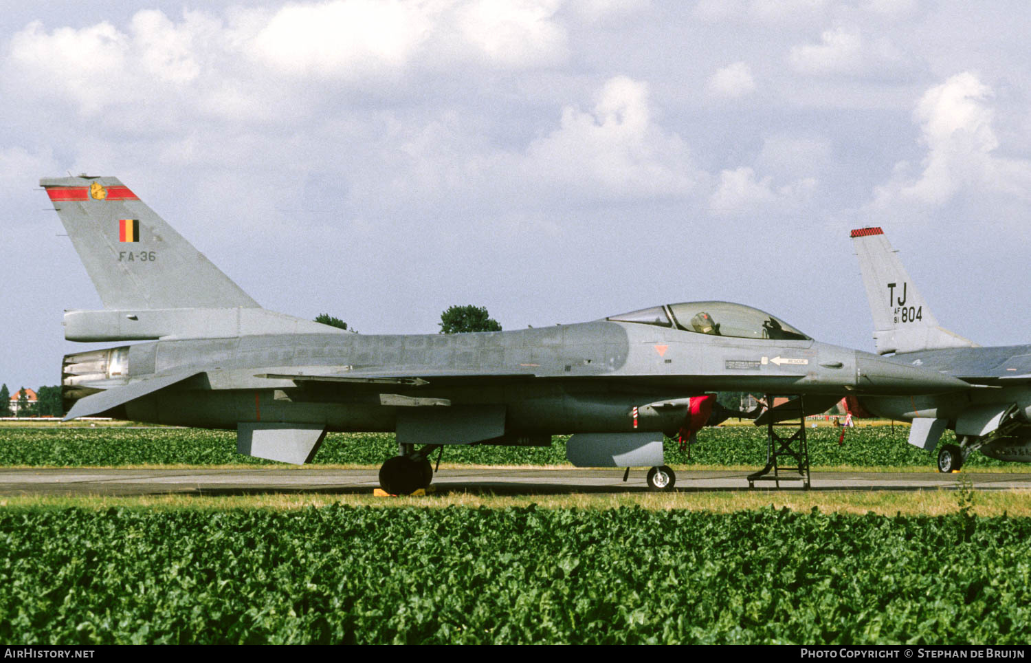 Aircraft Photo of FA36 | General Dynamics F-16A Fighting Falcon | Belgium - Air Force | AirHistory.net #833119