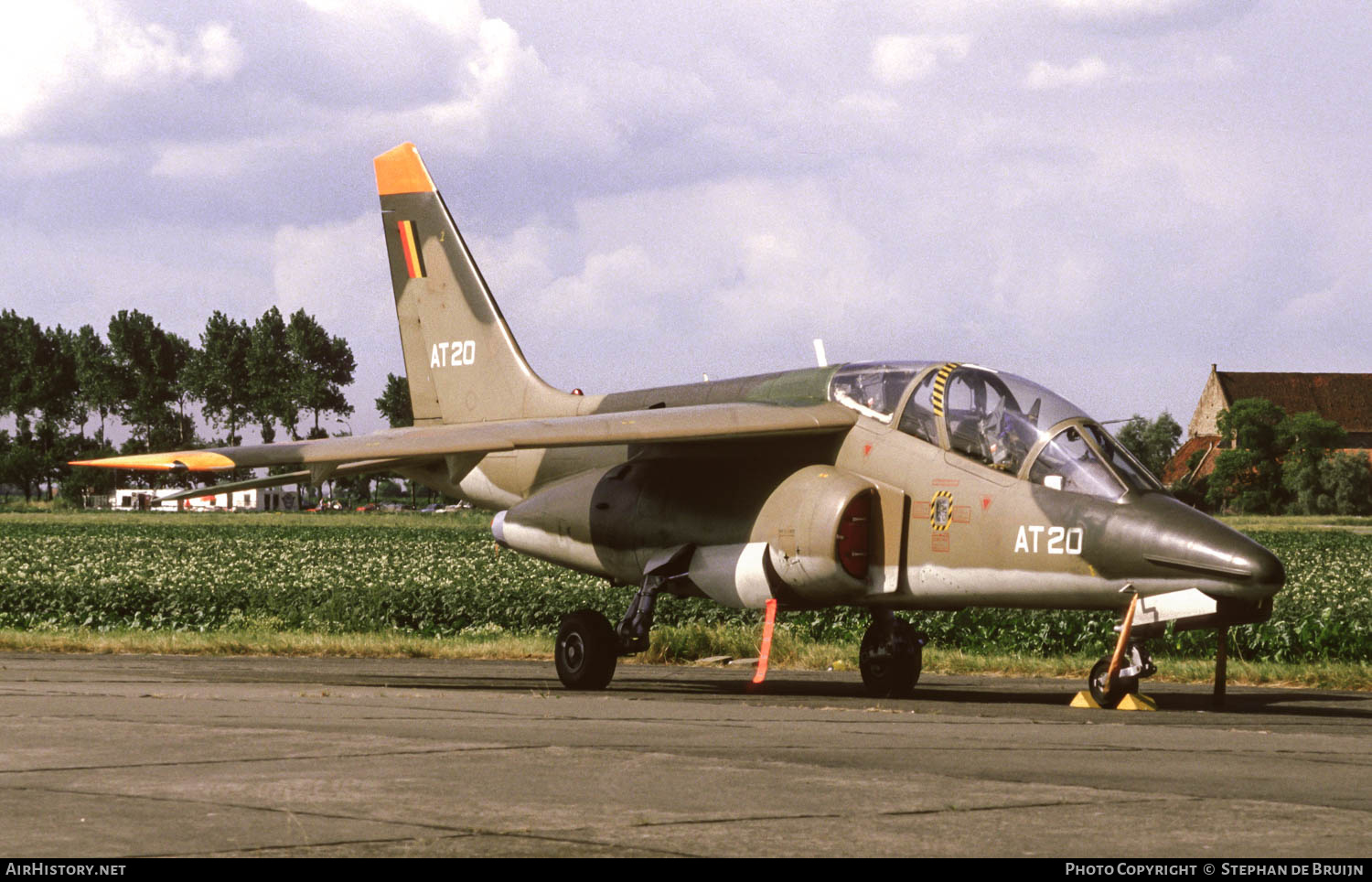 Aircraft Photo of AT20 | Dassault-Dornier Alpha Jet 1B | Belgium - Air Force | AirHistory.net #833121