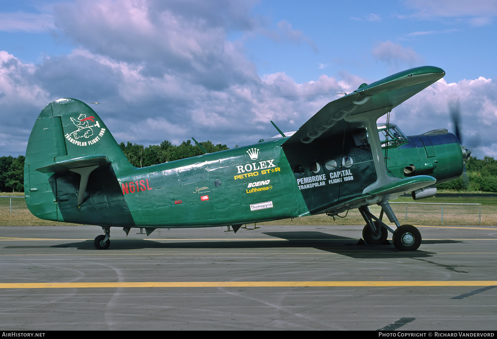 Aircraft Photo of N61SL | Antonov An-2 | Pembroke Capital | AirHistory.net #833139