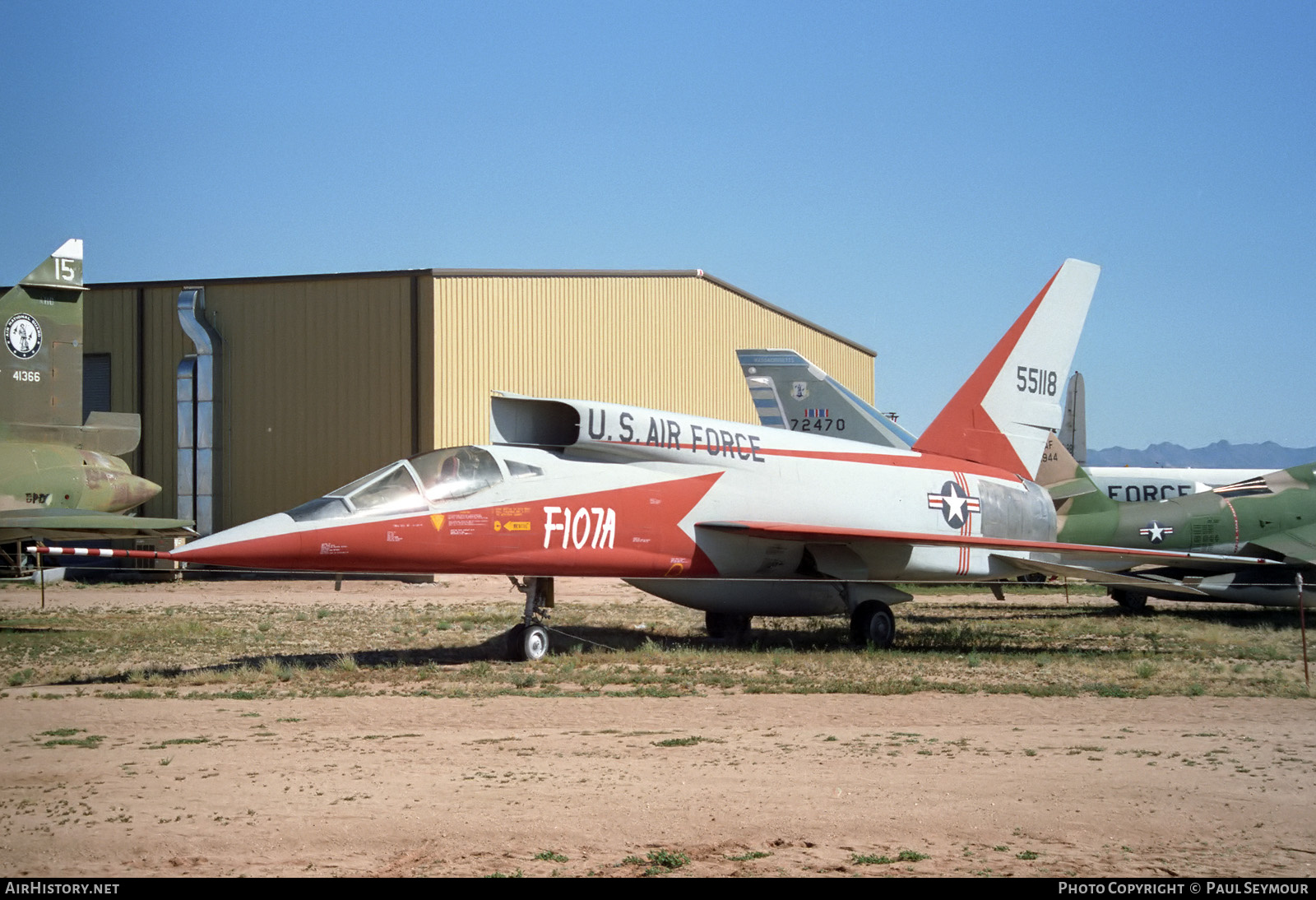 Aircraft Photo of 55-5118 / 55118 | North American F-107A | USA - Air Force | AirHistory.net #833195