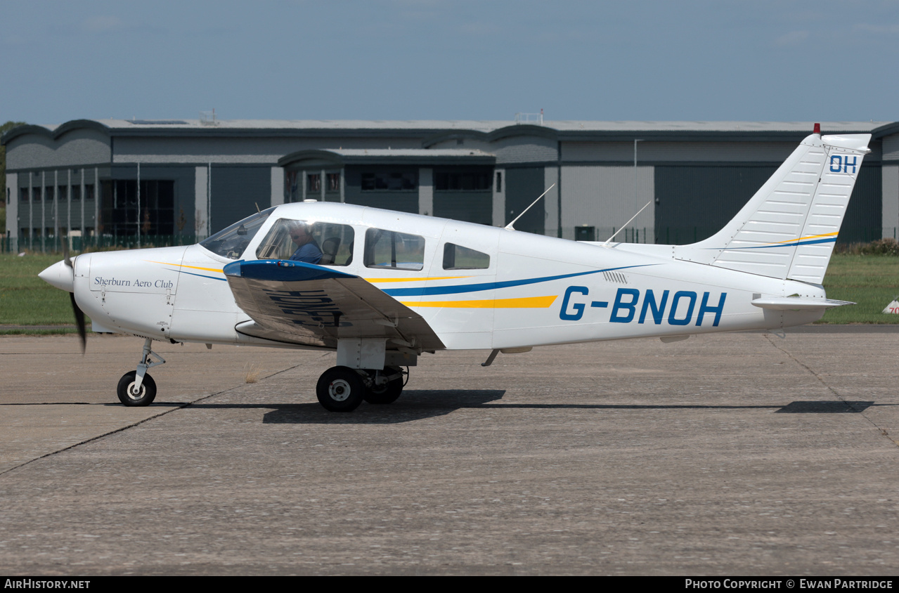 Aircraft Photo of G-BNOH | Piper PA-28-161 Warrior II | Sherburn Aero Club | AirHistory.net #833294