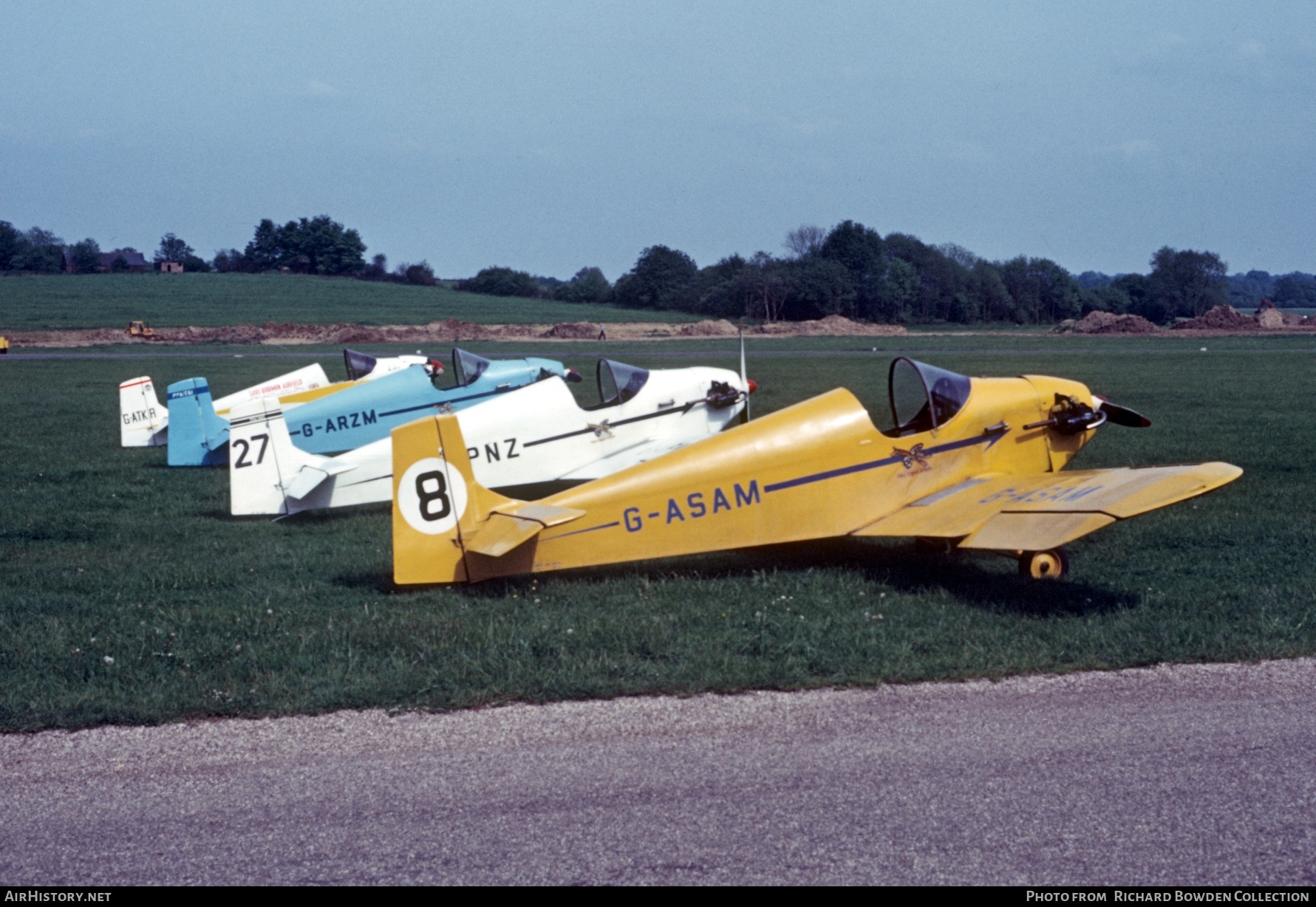 Aircraft Photo of G-ASAM | Druine D-31 Turbulent | The Tiger Club | AirHistory.net #833311